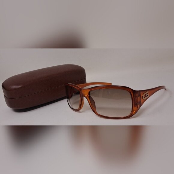 Gucci Sunglasses Vintage 90s Y2K Tom Ford Orange Brown GG2550/S LU4 58-15-125